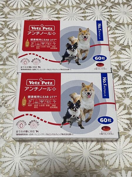 アンチノールプラス犬用60粒×2箱