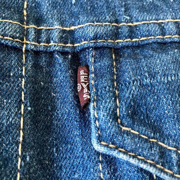 極東 リーバイス Levi's BIG E デニムジャケット イエローステッチ ブリーチ70505 3rd 557