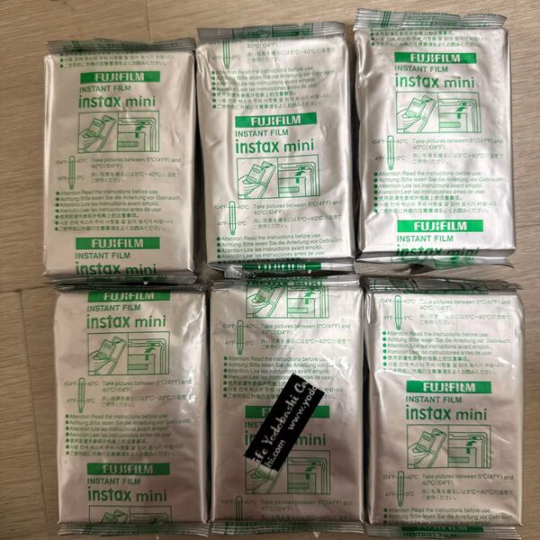 チェキフィルム instax mini 6箱60枚