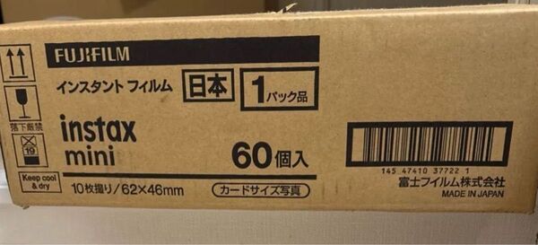 チェキフィルム instax mini 60箱600枚