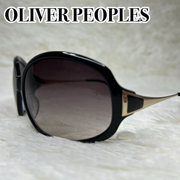 OLIVER PEOPLES サングラス バタフライ 黒 ゴールド グラデレンズ オリバーピープルズ Y2K archive