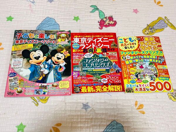 最新版2025年ガイドブック3冊◆東京ディズニーリゾート◆ディズニーランド&シー