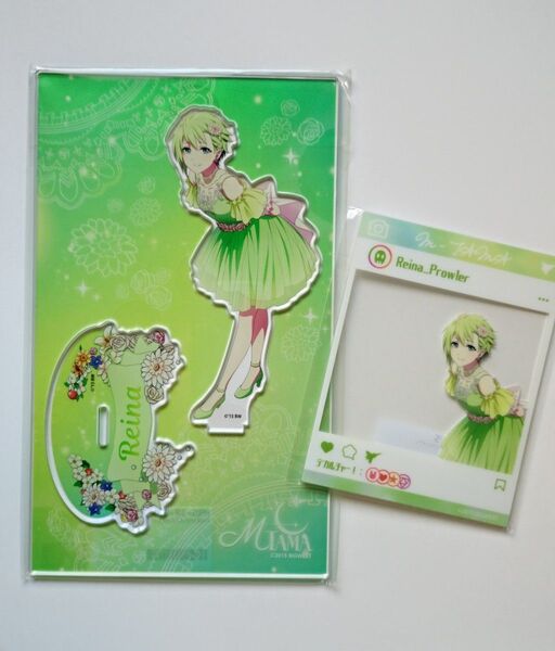 M魂 ファンクラブ限定 アクリルスタンド アクスタ アクリルカード マクロスΔ ワルキューレ レイナ・プラウラー