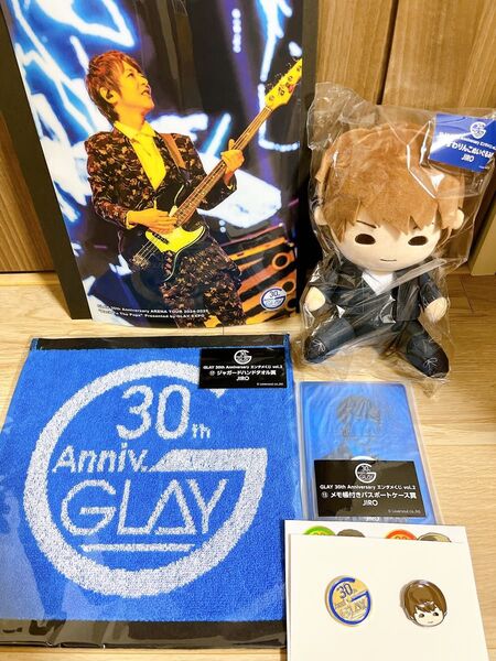 GLAY エンタメくじ すわりんこ ピンズ ポスター タオル JIRO