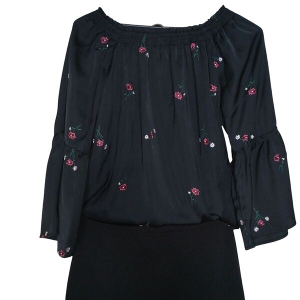 AMERICAN HOLICのロングニットスカートとHK WORKS LONDONの花柄シャツ セットアップ М