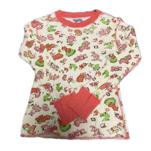 BOOHOMES 長袖Tシャツ クリーム色 ピンク グリーン サイズ130