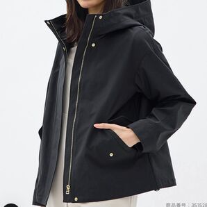 値下げ GU マウンテンパーカ ブラック
