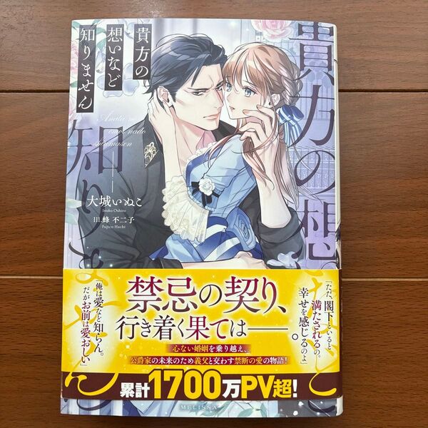 貴方の想いなど知りません (MELISSA) 大城いぬこ/著 一迅社 メリッサ 単行本 恋愛小説 tl小説 恋愛ファンタジー