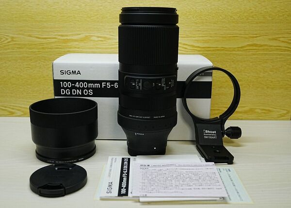 【とてもきれいです】SIGMA100-400mm F5-6.3DGDNOS CONTENPORARY ソニーFE用 三脚座付き