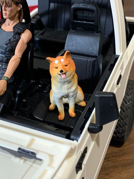 柴犬 フィギュア ラジコン アクセサリー C74 C74-1 ジムニー 他