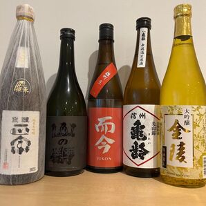 而今 金陵 山の壽 信州亀齢 醴泉正宗