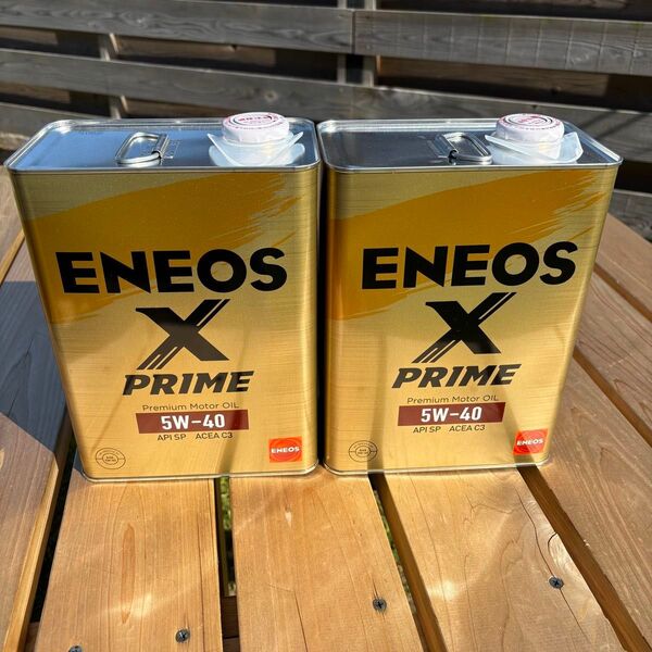 ENEOS エネオス 5w-40 4L2缶 8L X PRIME エックス プライム