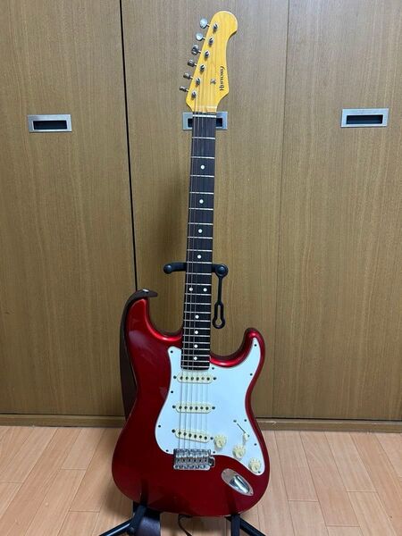 History エレキギター レッド系