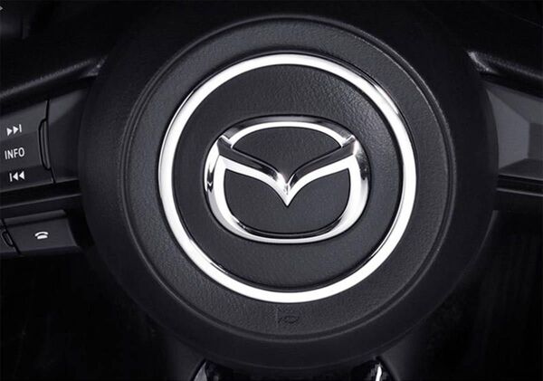 ステアリングセンターリング ガーニッシュ デミオ CX-3 CX-5 CX-8 ロードスター アテンザ アクセラ 社外品