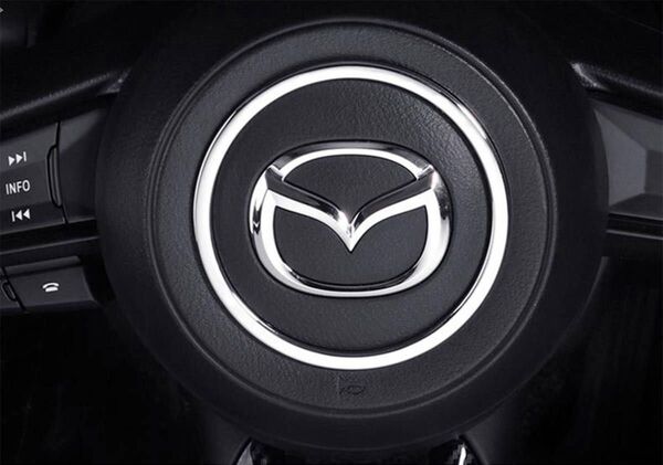 ステアリングセンターリング ガーニッシュ デミオ CX-3 CX-5 CX-8 ロードスター アテンザ アクセラ 社外品