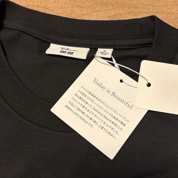 【新品未使用】Ron Herman × UNIQLO エアリズムコットン Tシャツ