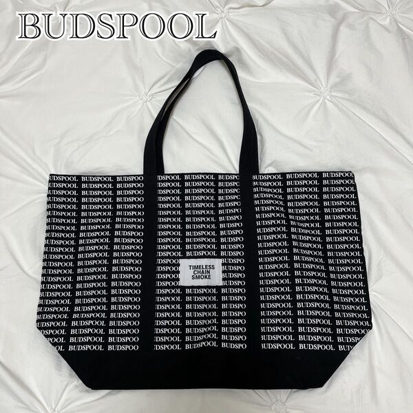 【新品】BUDSPOOL 舐達麻 キャンバス トートバッグ 大容量 ロゴ