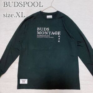 【美品】BUDSPOOL BUDS MONTAGE ロンT 舐達麻 刺繍 Tシャツ