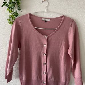 PROPORTION カーディガン ピンク レディース