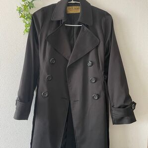 CECIL McBEE トレンチコート ブラック レディース