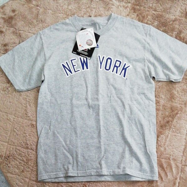 MLB公式 ニューヨーク ヤンキース イチローTシャツ 未使用 グレーM