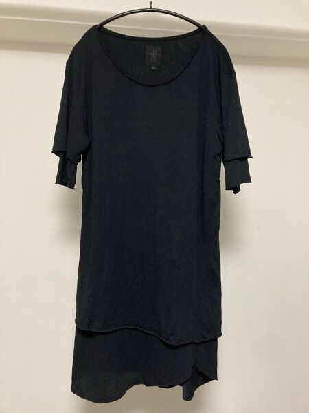 thom krom レイヤードロングカットソー ブラック Sサイズ