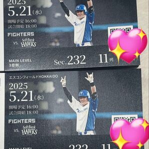 ファイターズvsホークス エスコンフィールドチケット