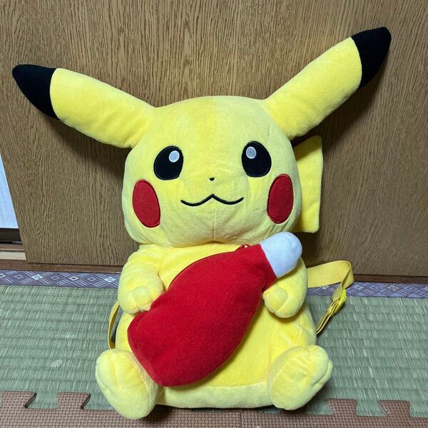 当選品 カゴメ ピカチュウ ぬいぐるみリュック ケチャップ ポケットモンスター ポケモン