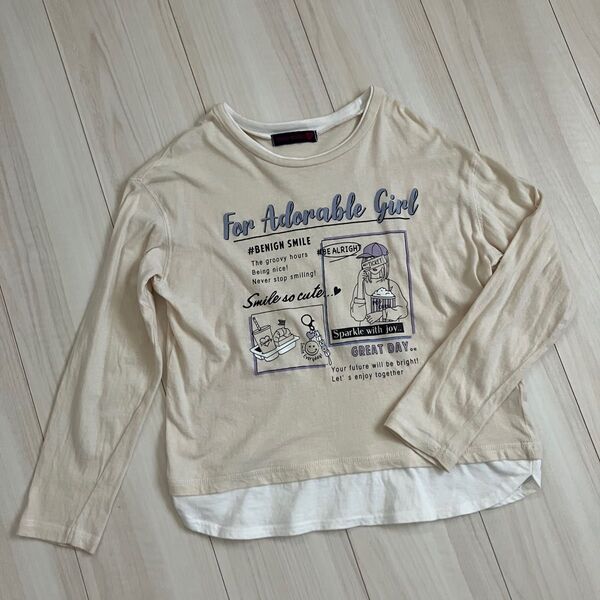 カットソー ロンT 長袖Tシャツ 140