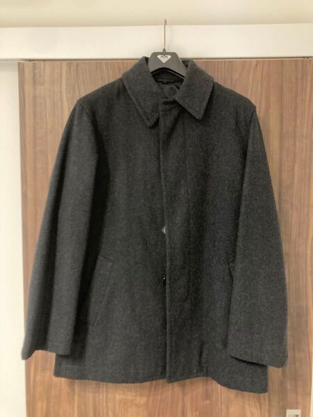メンズ ビジネス コート ジャケット チェスターコート ショート丈 Mサイズ