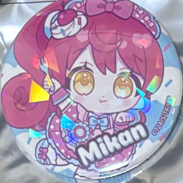 プリパラ みかん eeoストア 缶バッジ スイーツ 10周年