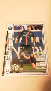 ☆WCCF2015-2016☆15-16Ver.3.0☆A23☆白☆ファン・デル・ウィール ☆パリ・サンジェルマンFC☆Van Der Wiel☆Paris Saint-Germain FC☆