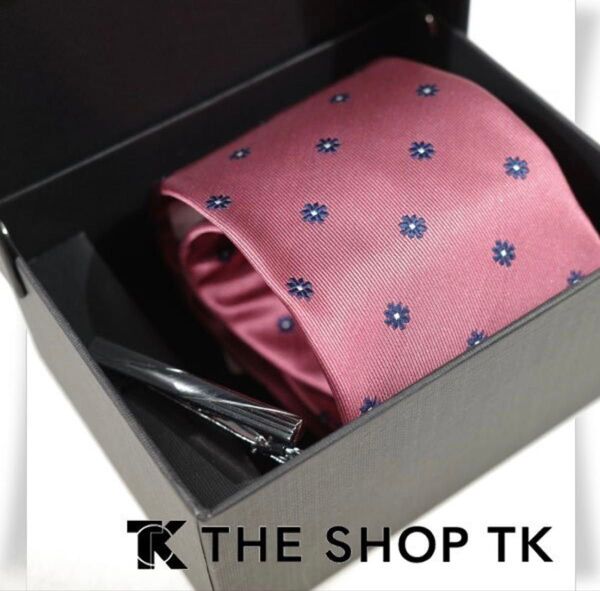 新品 タケオキクチ THE SHOP TK ネクタイ&タイピン ギフトBOXセット 正規店本物