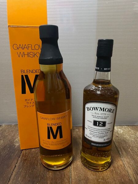 ガイアフローブレンデッドM、ボウモア12年350ml