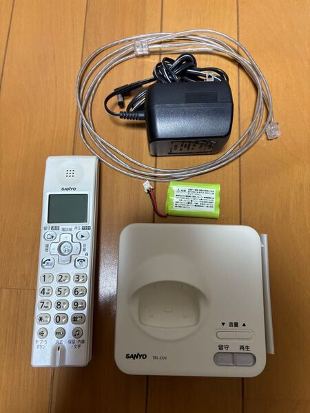 SANYO デジタルコードレス留守番電話機 TEL-DJ3