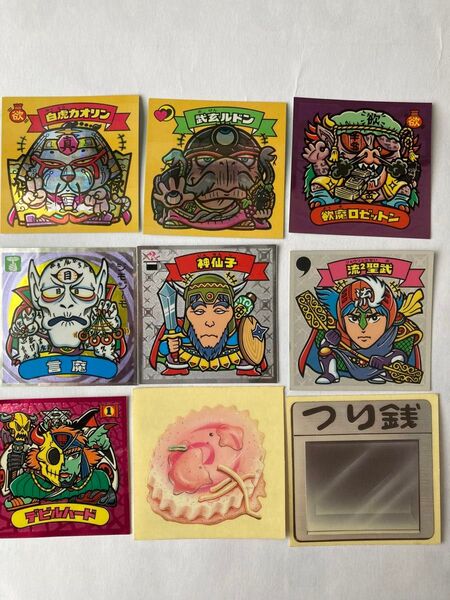 ビックリマンシール 悪魔vs天使シール、どっきりシール 計9枚