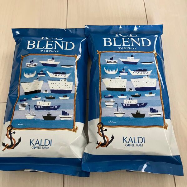 カルディ KALDI コーヒー豆 アイスブレンド 豆200グラム 2パック