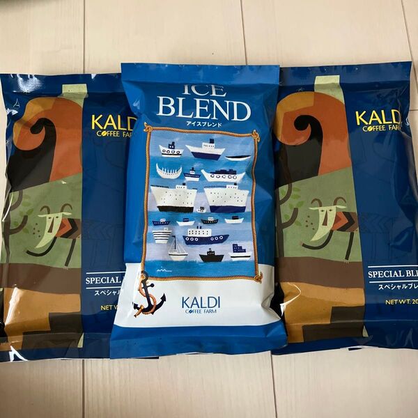 カルディ KALDI カルディコーヒー スペシャルブレンド 粉 3袋 アイスブレンド