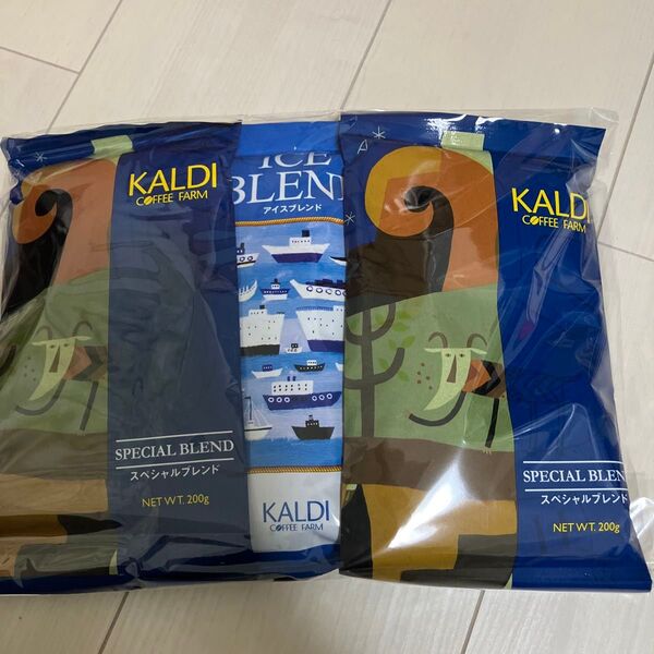 KALDI カルディ 珈琲 スペシャルブレンド アイスブレンド200g 粉 中挽8 カルディコーヒー