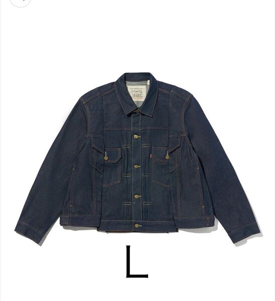 Levi's x sacai Men's Denim Jacket Indigo サイズ3 リーバイス デニムジャケット