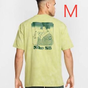 NIKE SB ナイキSB Tシャツ Mサイズ イエロー系 和柄 堀米