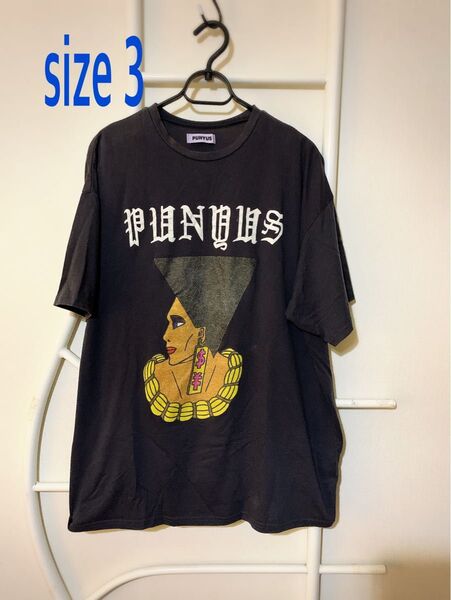 PUNYUS◆size 3◇グレー◆半袖Tシャツ