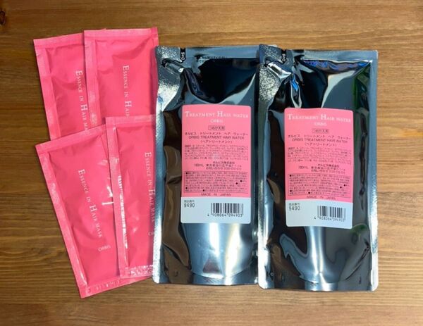 新品☆オルビス トリートメントヘアウォーター詰替用×2袋&サンプル4枚
