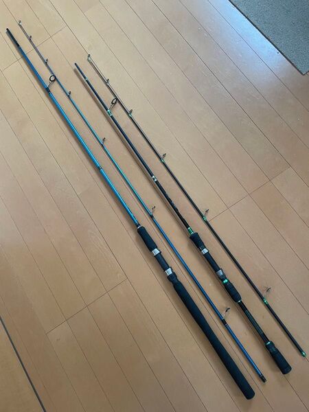 中古 ソルトウォータールアーロッド2本セット SEA PRELUDE 962ML とSPITTO BREAKER 762L