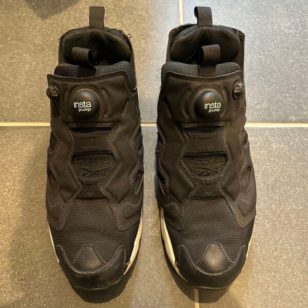 リーボック インスタポンプフューリー スニーカー ブラック INSTAPUMP FURY 黒 27センチ