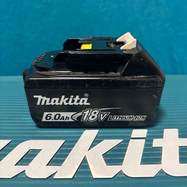 (13)マキタ純正18Vバッテリー BL1860B稼動品です、バッテリー容量は5763mAhです。