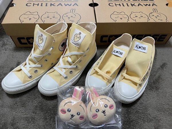 新品.未使用 CONVERSE CHIKAWA イエロー スニーカー セット
