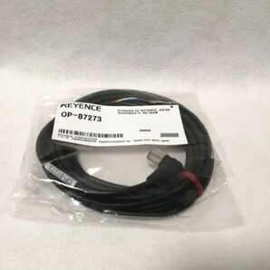 新品キーエンス OP-87273 コネクタケーブルM12L字 5m PVC◆KEYENCE LR-W・GP-M・FD-Q・PZ-G