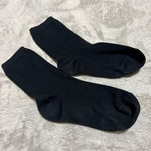 靴下 黒 2枚セット くつした くつ下