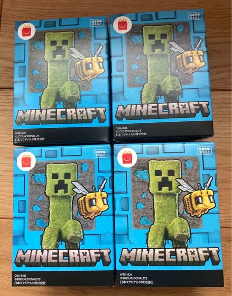 マイクラ ハッピーセット 4種コンプリート 未開封 マクドナルド マック